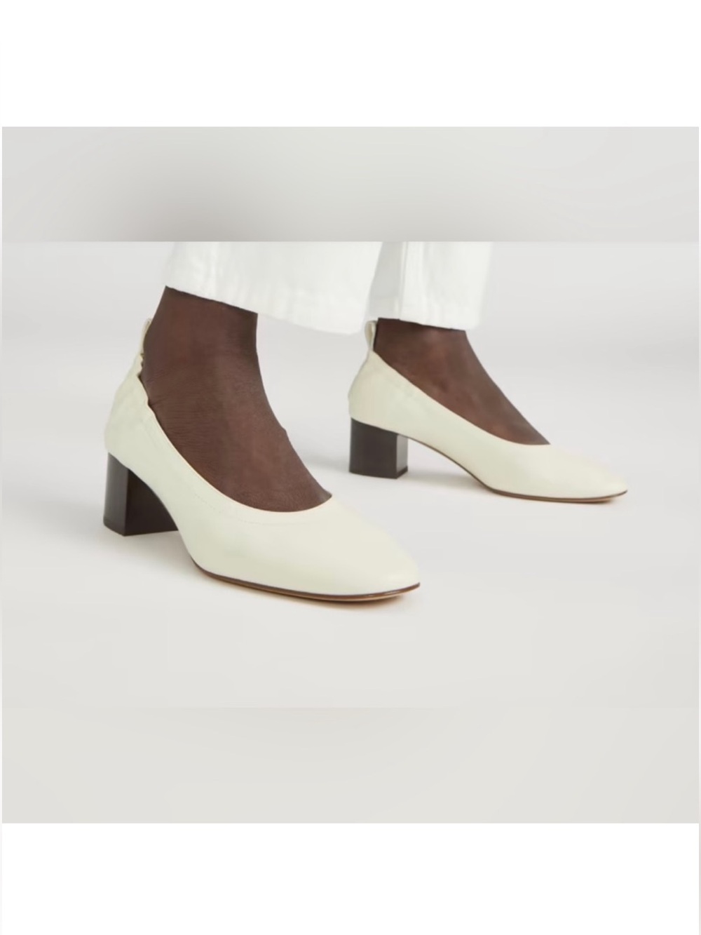 Everlane The Day Heel Bone Women’s Size 9.5